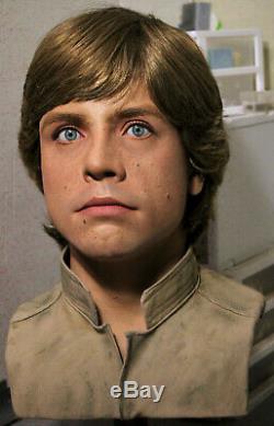 1/1 Lifesize CUSTOM Luke Skywalker Bespin bust ESB Jedi Star Wars prop IN STOCK