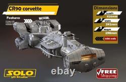 1/136 scale Star Wars CR90 corvette custom made model kit