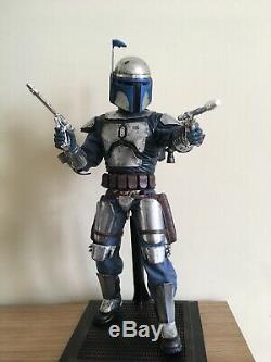 1/6 Custom Star Wars AOTC Jango Fett Chrome Armour. No Hot Toys