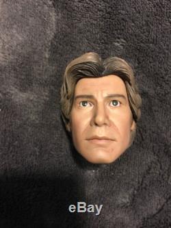 1/6 Han Solo Head for Hot Toys Sideshow For Custom Star Wars Figure