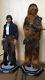 1/6 Scale Custom Star Wars Hot Toys Empire Strikes Back Han Solo And Chewbacca