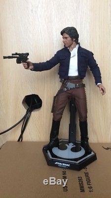 1/6 Scale Custom STAR WARS Hot Toys Empire Strikes Back Han Solo and Chewbacca