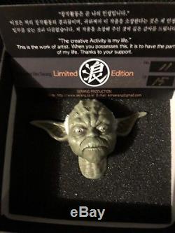 1/6 Scale Custom Yoda Head Sculpt By Serang Limited Very Rare 11 Of 15 Star Wars