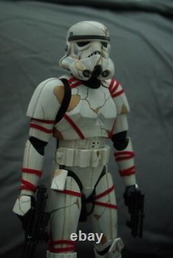1/6 Scale Night Trooper Stormtrooper Star Wars Ashoka Brothers Custom Art Figure