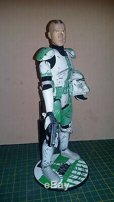 1/6 Scale Star Wars Custom Sideshow Phase 1 Commander Gree