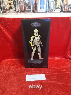 1/6 Scale Star Wars Sideshow Clone Commander Boxed Figure, With Custom Head