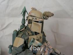 1/6 Star Wars Custom Boba Fett Mandalorian Like Green Wolf GalacTAC. No Hot Toys