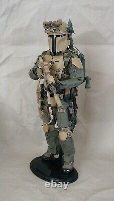 1/6 Star Wars Custom Boba Fett Mandalorian Like Green Wolf GalacTAC. No Hot Toys