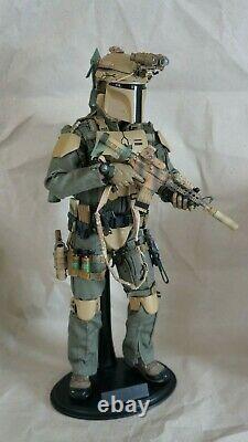 1/6 Star Wars Custom Boba Fett Mandalorian Like Green Wolf GalacTAC. No Hot Toys