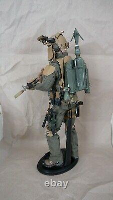 1/6 Star Wars Custom Boba Fett Mandalorian Like Green Wolf GalacTAC. No Hot Toys