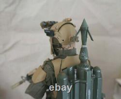 1/6 Star Wars Custom Boba Fett Mandalorian Like Green Wolf GalacTAC. No Hot Toys