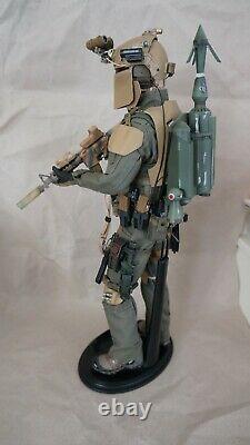 1/6 Star Wars Custom Boba Fett Mandalorian Like Green Wolf GalacTAC. No Hot Toys