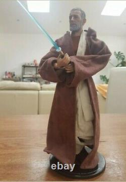 1/6 scale Obi-Wan Kenobi as Ben Kenobi 12 inch custom figure + light saber