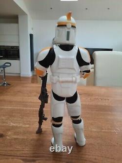 1/6 scale Star Wars 12 Clone Trooper Clone Commander custom removable helmet