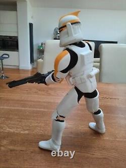 1/6 scale Star Wars 12 Clone Trooper Clone Commander custom removable helmet