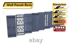1/6 scale Star Wars Death Star wall panel diorama set custom made model