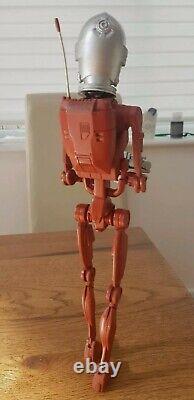 1/6 scale Star Wars II AOTC custom C3P0 head with battle droid body 12 figure