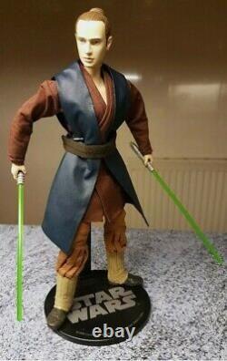 1/6 scale Star Wars Jedi with a double lightsaber custom 12 inch figure