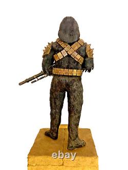 1/7 Scale Black Krrsantan Wookie Mercenary Staue THE BOOK OF BOBA FETT Custom