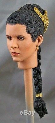 16 Custom Head of Carrie Fisher as Slave Leia from Star Wars Return of the Jedi