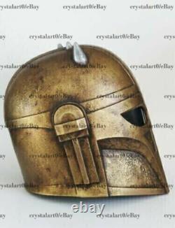 18GA Medieval Helmet Mandalorian Armorer Helmet Custom Star Wars Prop Replica