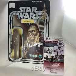 1977 STAR WARS CHEWBACCA Figure MOC Custom AUTOGRAPHED by PETER MAYHEW JSA Cert