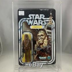 1977 STAR WARS CHEWBACCA Figure MOC Custom AUTOGRAPHED by PETER MAYHEW JSA Cert