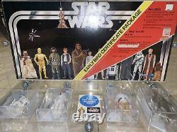 1977StarWarsEarlyBirdCUSTOMDisplayCompleteLOT1OFAKINDAFAFigures