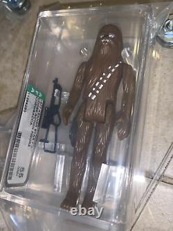 1977StarWarsEarlyBirdCUSTOMDisplayCompleteLOT1OFAKINDAFAFigures