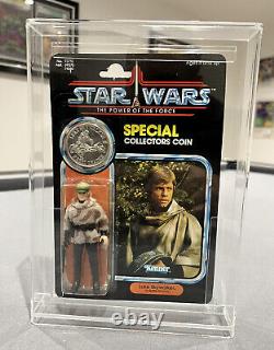 1984 Kenner Star Wars POTF Last 17 Luke Poncho Sealed MOC & Collector Case