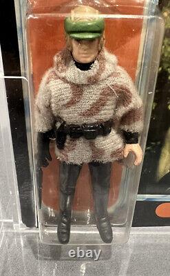 1984 Kenner Star Wars POTF Last 17 Luke Poncho Sealed MOC & Collector Case