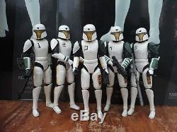 3.75 Star Wars Clone Trooper Custom Domino Squad Cadets