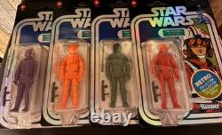 6 Star Wars Retro FULL CUSTOM Set Prototype Luke Skywalker Colour Coded