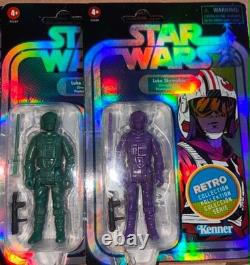 6 Star Wars Retro FULL CUSTOM Set Prototype Luke Skywalker Colour Coded 6 Star Wars Retro FULL CUSTOM Set Prototype Luke Skywalker Colour Coded
