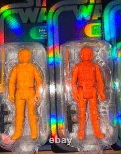 6 Star Wars Retro FULL CUSTOM Set Prototype Luke Skywalker Colour Coded