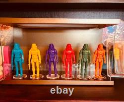 6 Star Wars Retro FULL CUSTOM Set Prototype Luke Skywalker Colour Coded