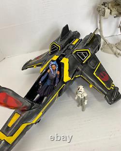 6 inch 1/12 Star Wars Ahsoka Tano Starfighter Vintage Black Series Kenner Custom