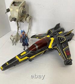 6 inch 1/12 Star Wars Ahsoka Tano Starfighter Vintage Black Series Kenner Custom