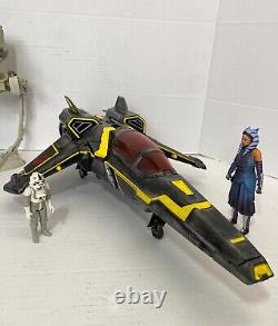 6 inch 1/12 Star Wars Ahsoka Tano Starfighter Vintage Black Series Kenner Custom