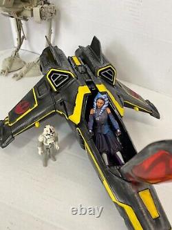 6 inch 1/12 Star Wars Ahsoka Tano Starfighter Vintage Black Series Kenner Custom