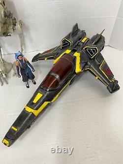 6 inch 1/12 Star Wars Ahsoka Tano Starfighter Vintage Black Series Kenner Custom