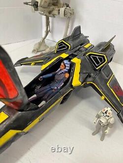 6 inch 1/12 Star Wars Ahsoka Tano Starfighter Vintage Black Series Kenner Custom