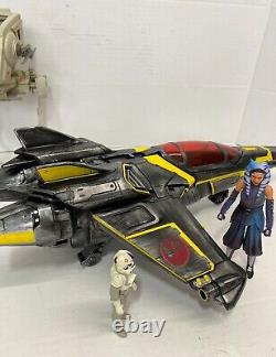 6 inch 1/12 Star Wars Ahsoka Tano Starfighter Vintage Black Series Kenner Custom