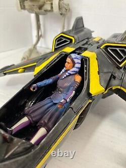 6 inch 1/12 Star Wars Ahsoka Tano Starfighter Vintage Black Series Kenner Custom