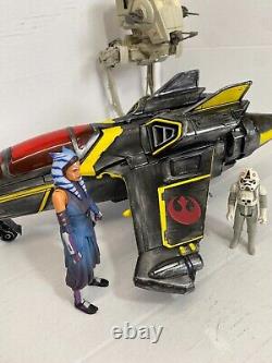 6 inch 1/12 Star Wars Ahsoka Tano Starfighter Vintage Black Series Kenner Custom