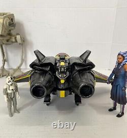 6 inch 1/12 Star Wars Ahsoka Tano Starfighter Vintage Black Series Kenner Custom