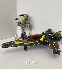 6 inch 1/12 Star Wars Ahsoka Tano Starfighter Vintage Black Series Kenner Custom