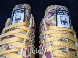 ADIDAS Custom STAR WARS Stormtrooper men's trainers size 11 worn superstar RARE