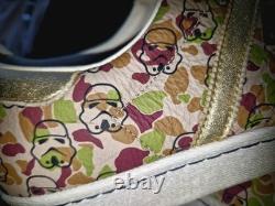 ADIDAS Custom STAR WARS Stormtrooper men's trainers size 11 worn superstar RARE