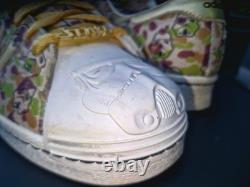 ADIDAS Custom STAR WARS Stormtrooper men's trainers size 11 worn superstar RARE